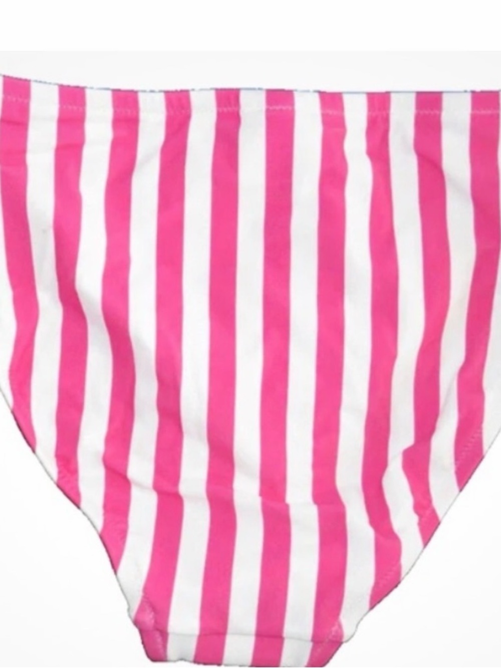 J Crew high waisted Pink and White Striped Bikini Set - Picture 4 of 14